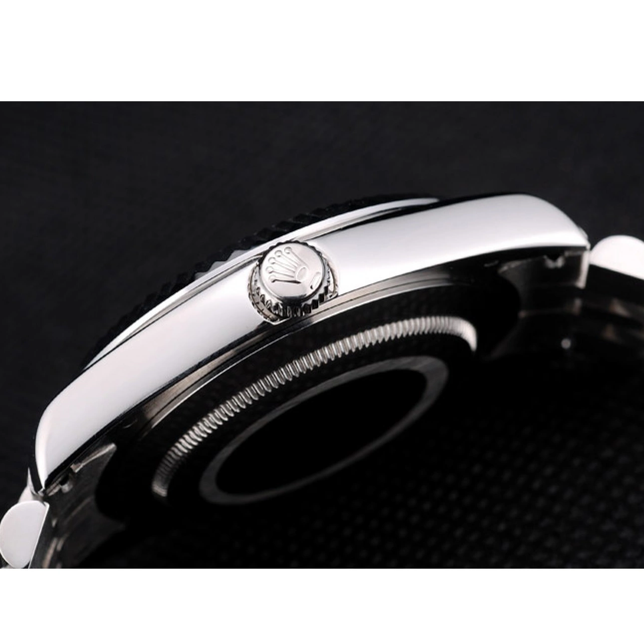 Aaa replica Rolex DateJust Ribbed Bezel Swiss Steel Stainless Flower Silver Dial 42001 0730
